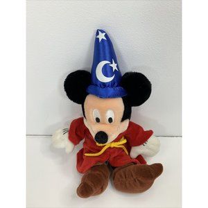 Disney Parks Exclusive Sorcerer Mickey Mouse 11“ Fantasia Character Plush